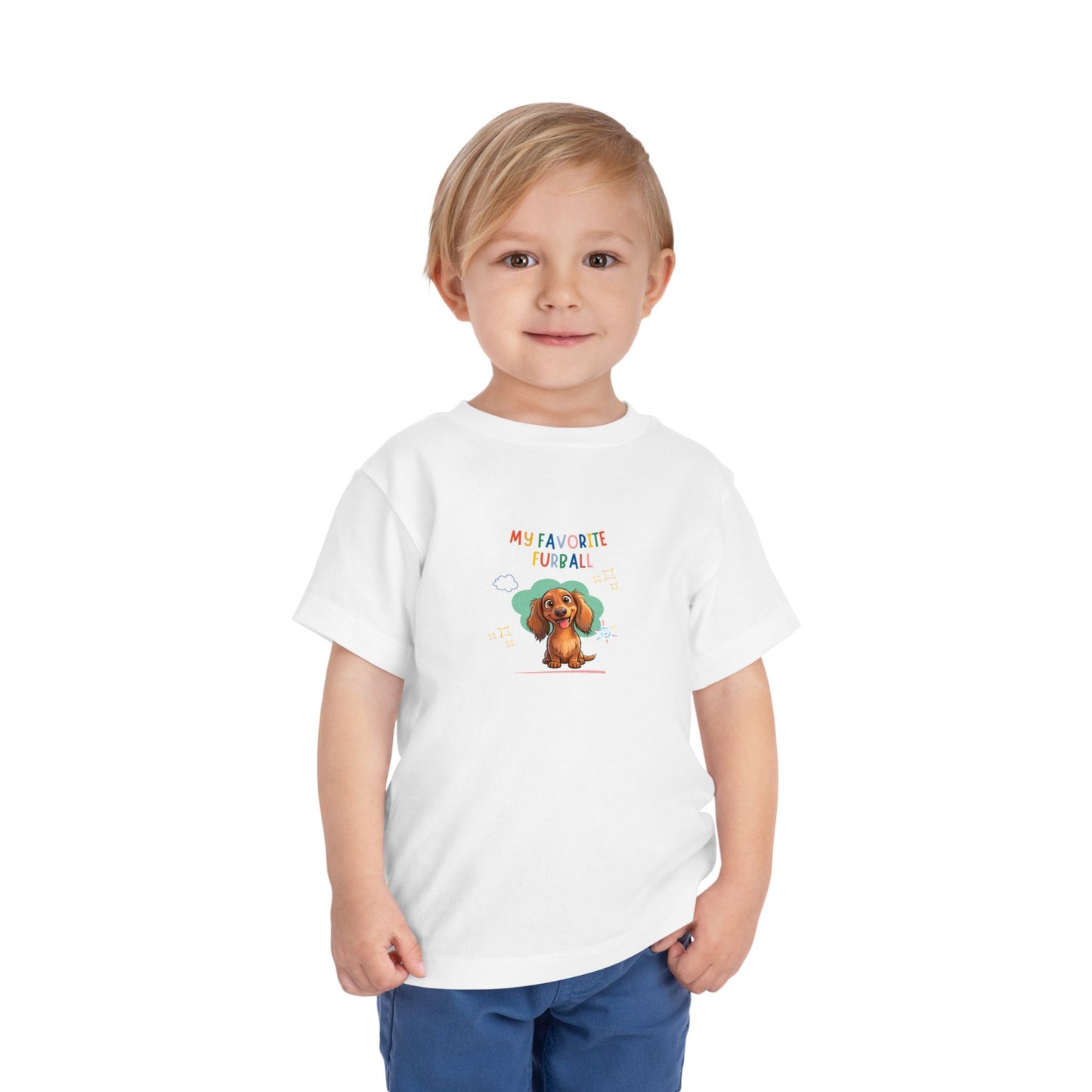 Dacshund Favorite Furball Toddler Tee