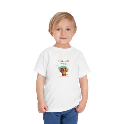 Dacshund Favorite Furball Toddler Tee