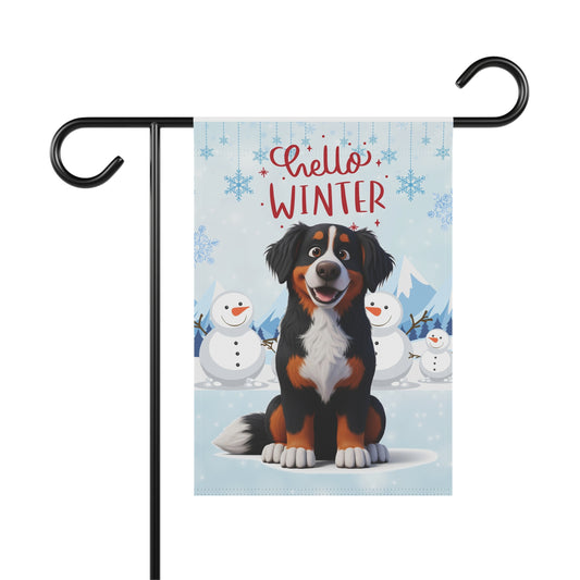 Berner Hello Winter Garden Banner