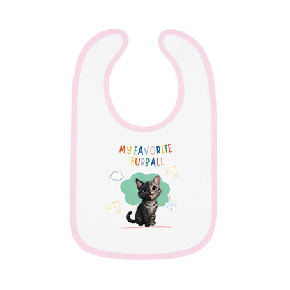 Shorthair Chimera Cat Favorite Furball Baby Bib