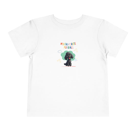 Poodle Favorite Furball Toddler Tee