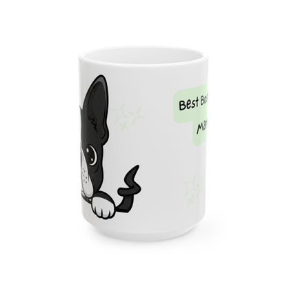 Boston Terrier Peek-a-Boo Mug | Best Boston Terrier Mama Gift