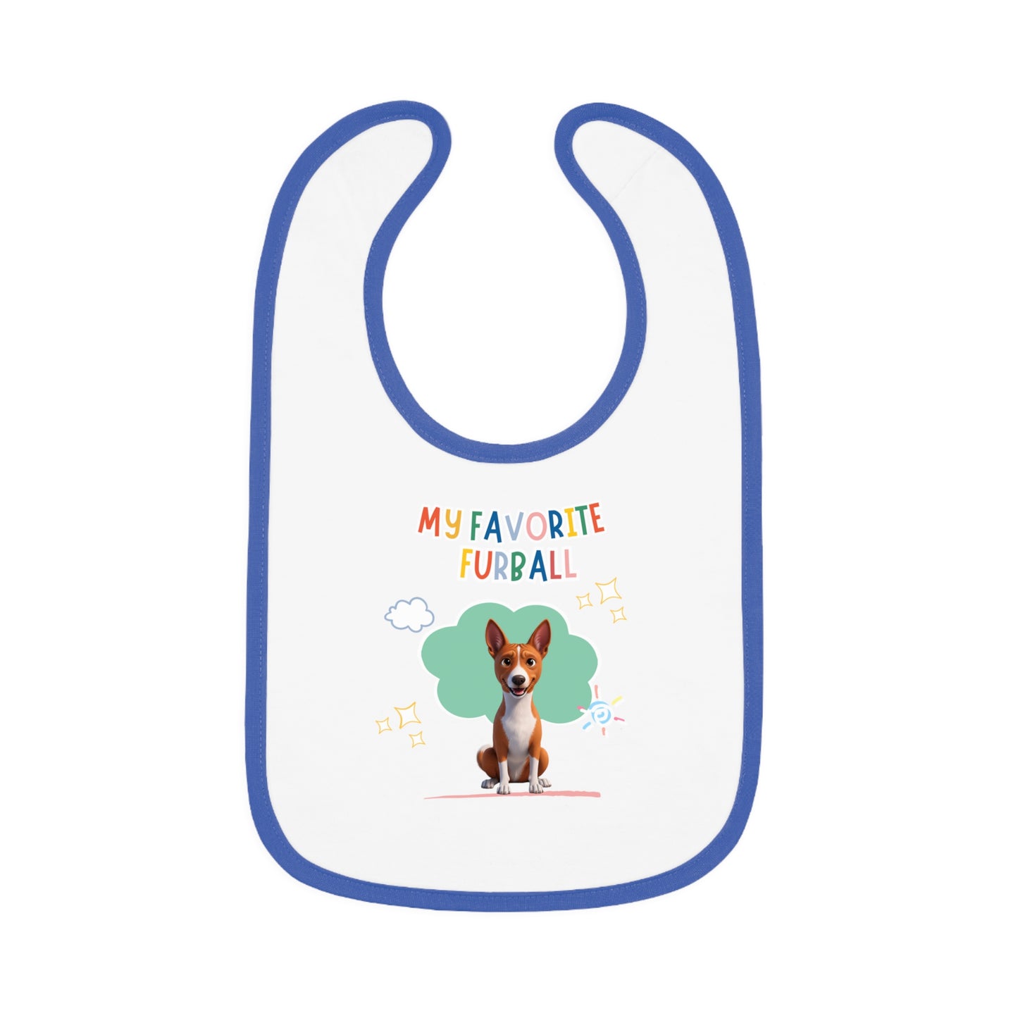 Basenji Favorite Furball Baby Bib