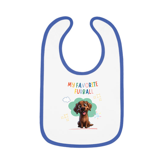 Labrador Favorite Furball Baby Bib