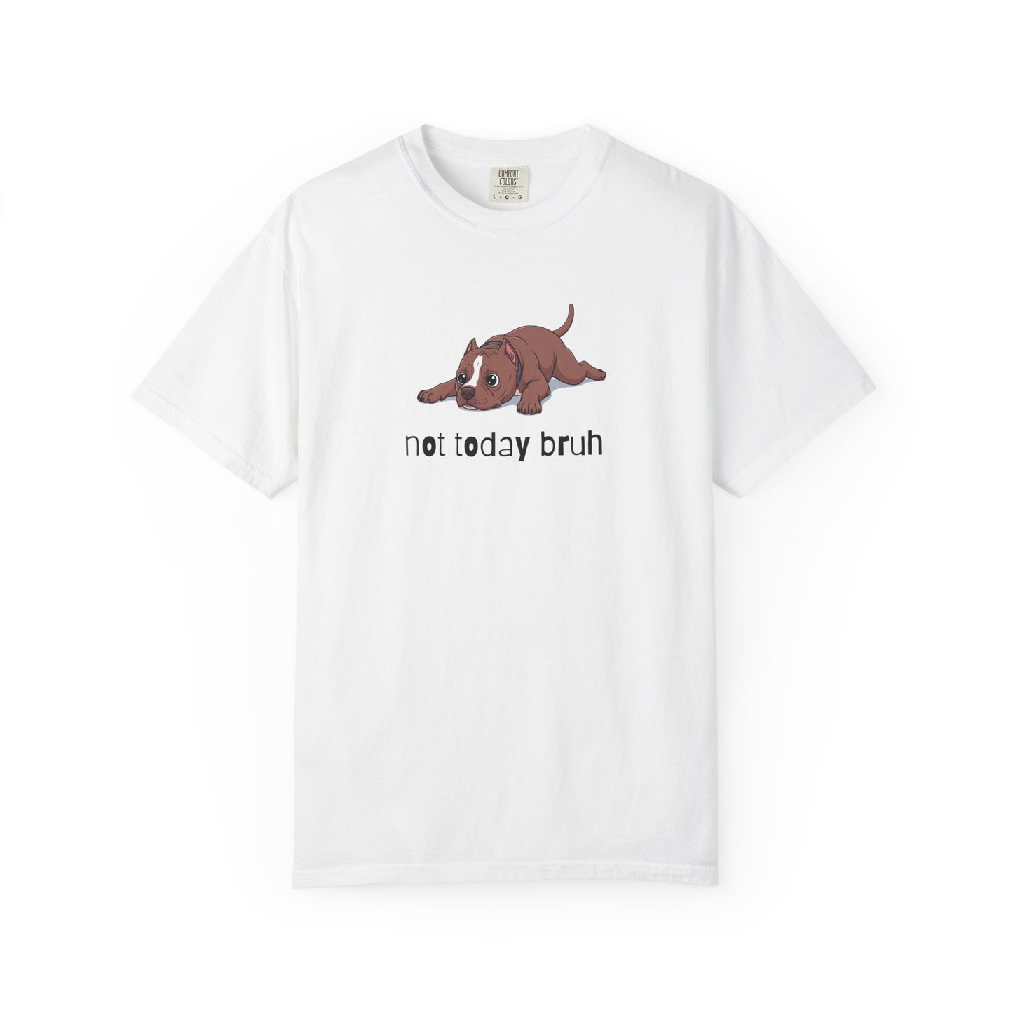 Pitbull Not Today Bruh T-Shirt