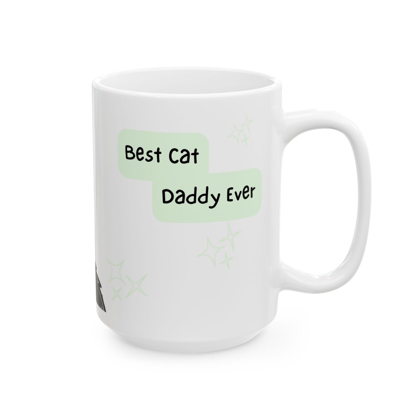 Cat Peek-a-Boo Mug | Best Cat Daddy Gift