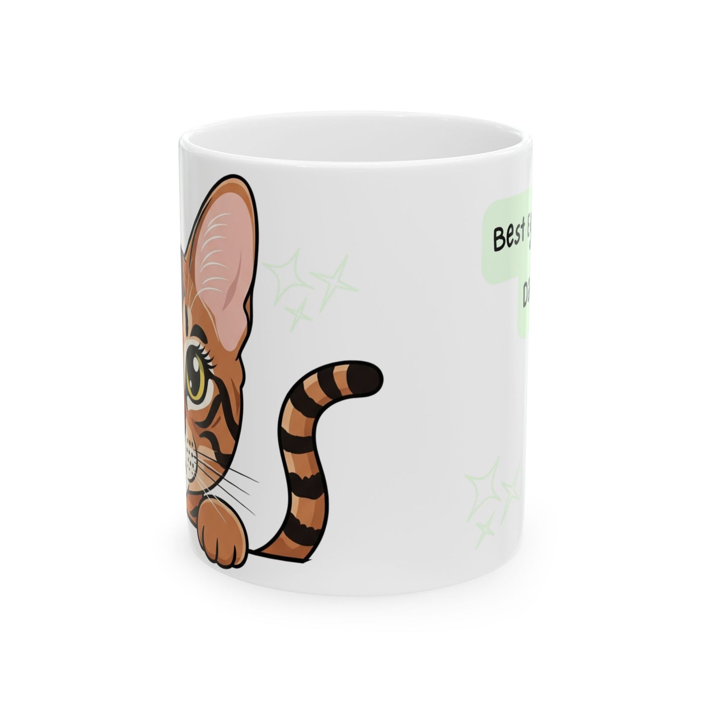Egyptian Mau Peek-a-Boo Mug | Best Egyptian Mau Daddy