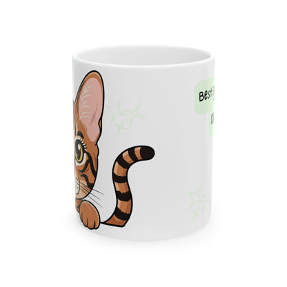 Egyptian Mau Peek-a-Boo Mug | Best Egyptian Mau Daddy