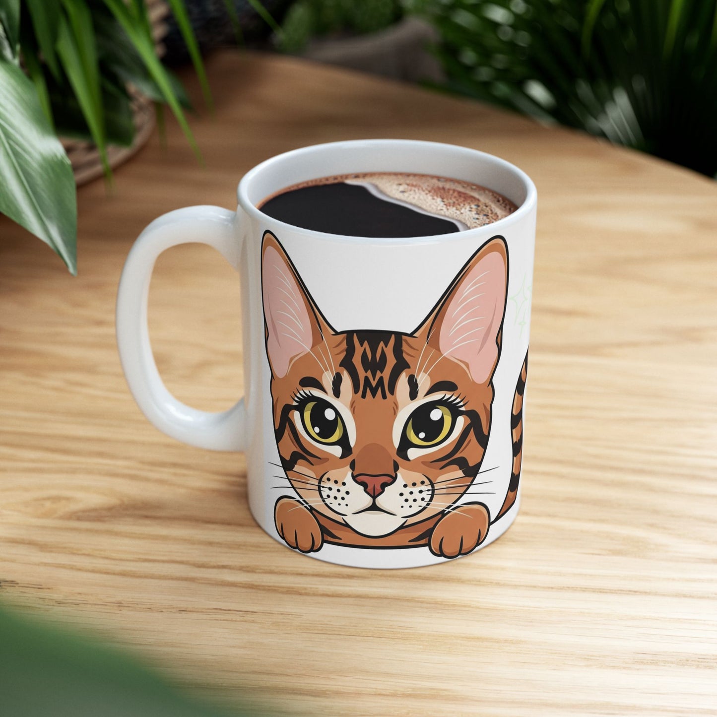 Egyptian Mau Peek-a-Boo Mug | Best Egyptian Mau Daddy