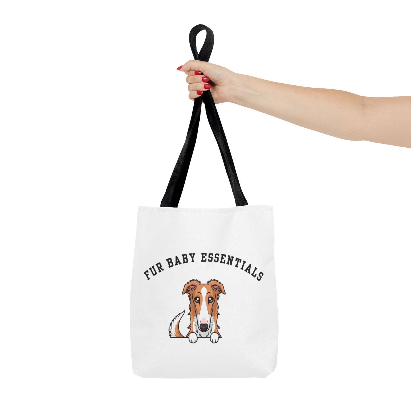Borzoi FurBaby Tote Bag