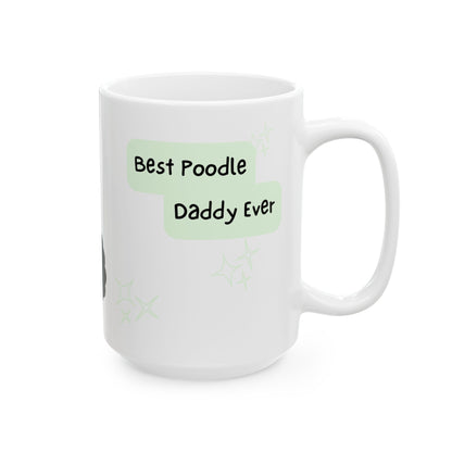 Poodle Peek-a-Boo Mug | Best Poodle Daddy Gift