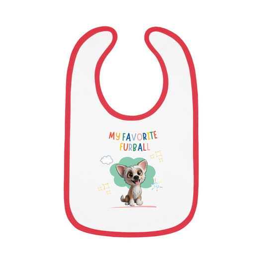 Chinese Crested Favorite Furball Baby Bib