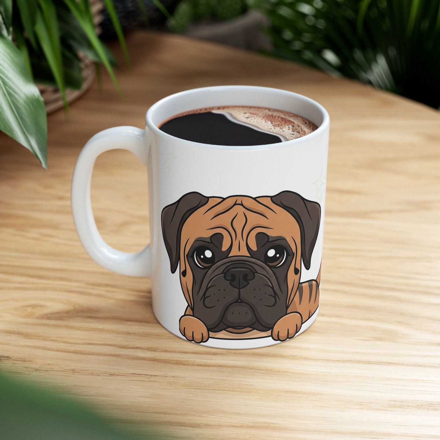 Mastiff Peek-a-Boo Mug | Best Mastiff Daddy Gift