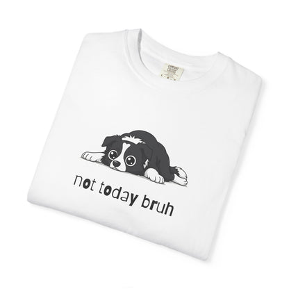 Border Collie Not Today Bruh T-Shirt