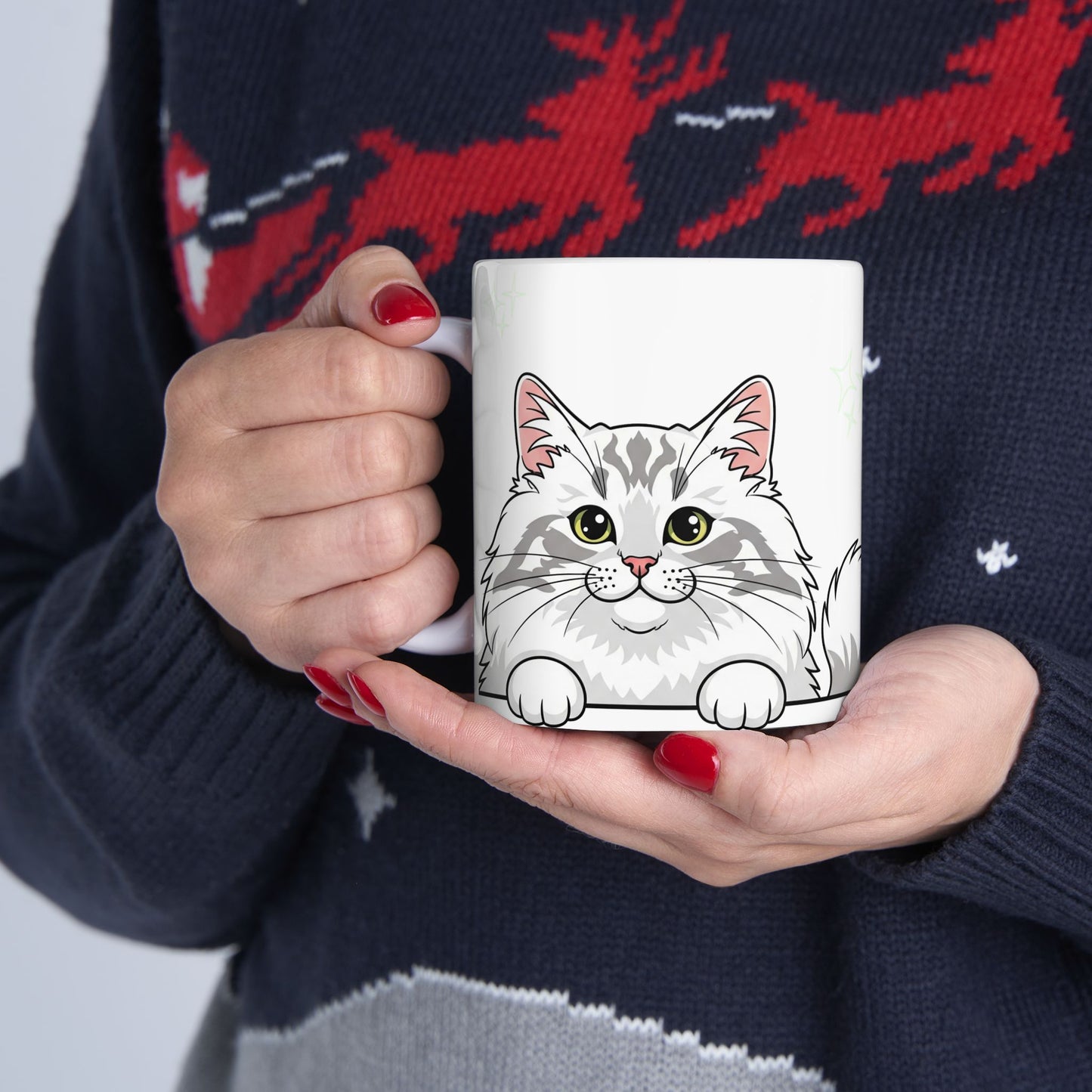 Siberian Peek-a-Boo Mug | Best Siberian Mama Gift