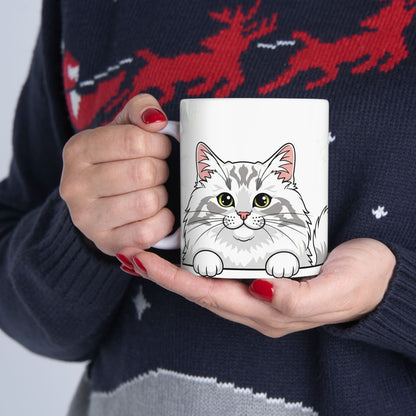 Siberian Peek-a-Boo Mug | Best Siberian Mama Gift