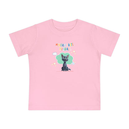 Short hair gray cat Favorite Furball Baby Tee