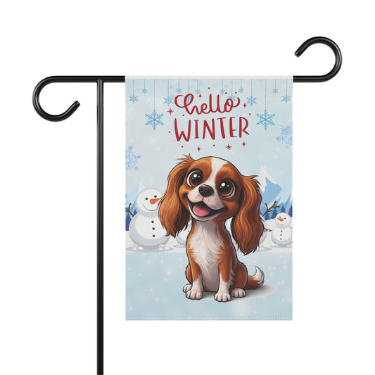 Cavalier Hello Winter Garden Banner