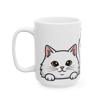 Cat Peek-a-Boo Mug | Best Cat Daddy Gift