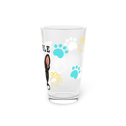 Basenji Tiny Trouble Pint Glass