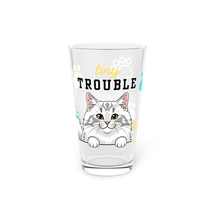 Siberian Tiny Trouble Pint Glass