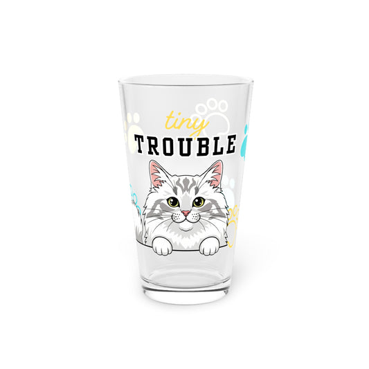 Siberian Tiny Trouble Pint Glass