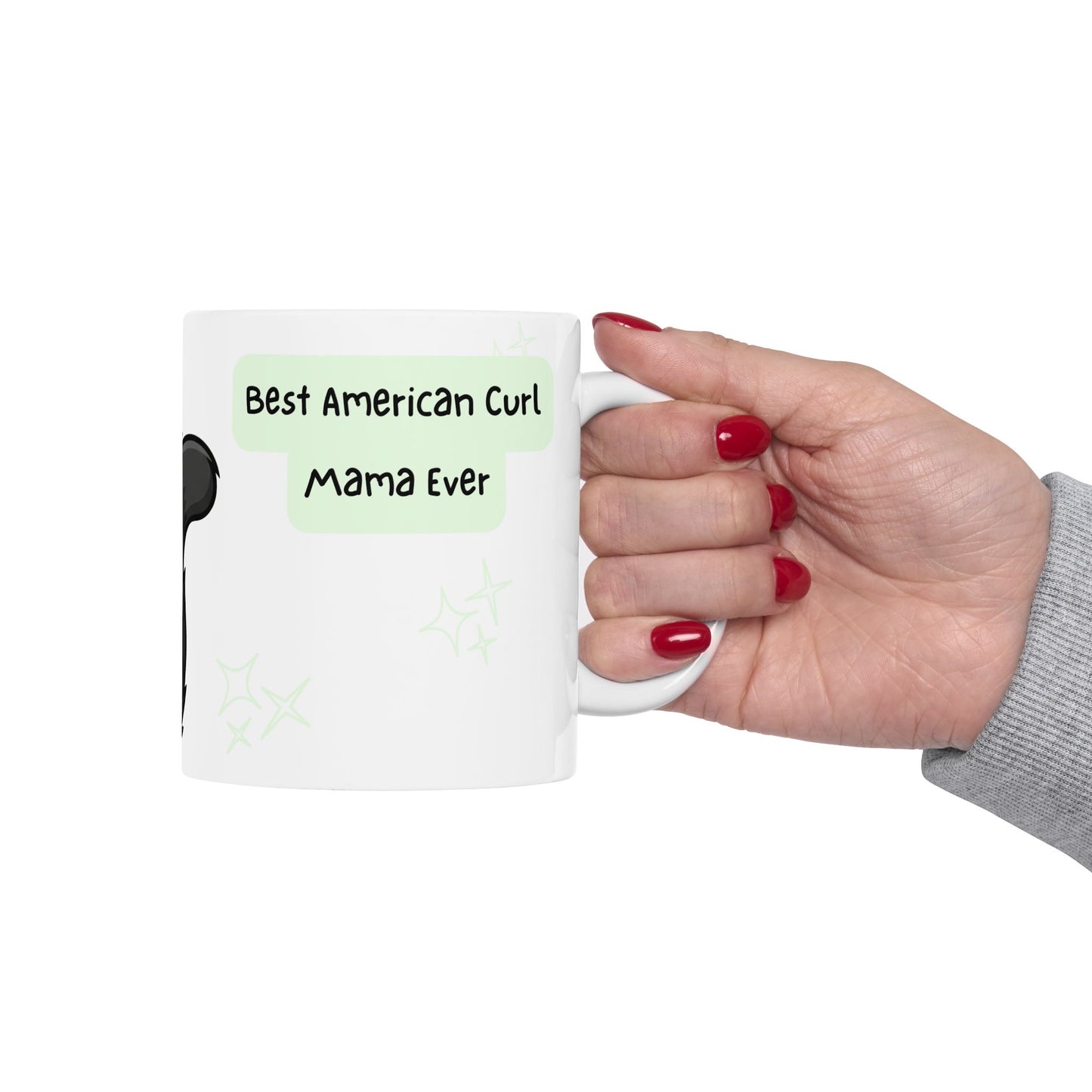 American Curl Peek-a-Boo Mug | Best American Curl Mama
