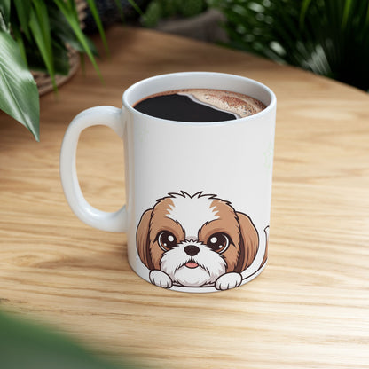 Shih Tzu Peek-a-Boo Mug | Best Shih Tzu Daddy Gift