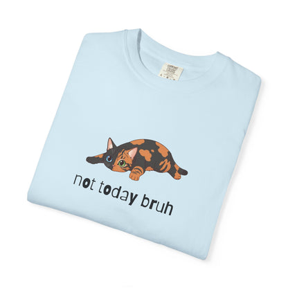 Short hair chimera cat Not Today Bruh T-Shirt