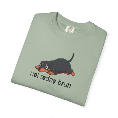 Dacshund Not Today Bruh T-Shirt