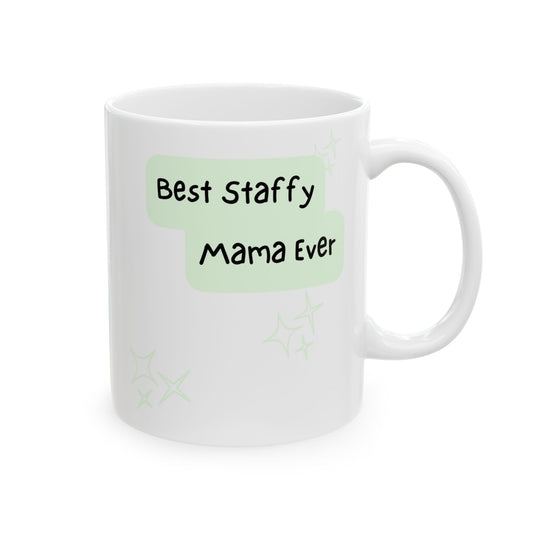 American Stafford Terrier Peek-a-Boo Mug | Best Staffy Mama