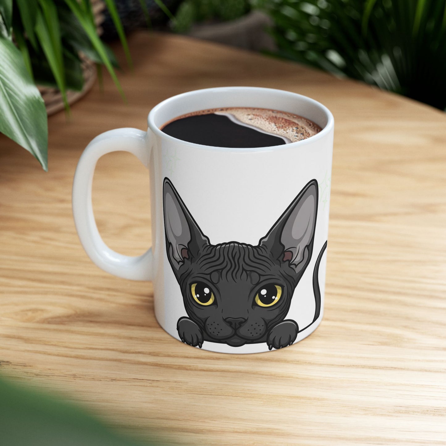 Sphynx Peek-a-Boo Mug | Best Sphynx Daddy Gift