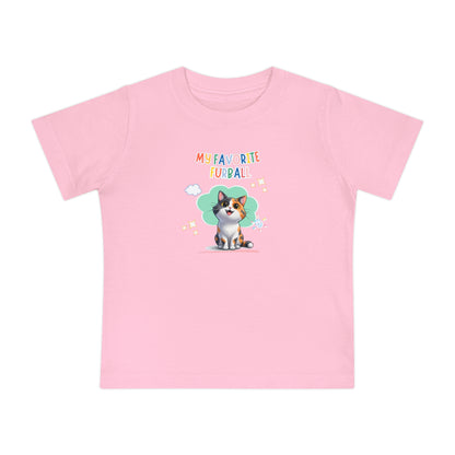 Short hair calico cat Favorite Furball Baby Tee