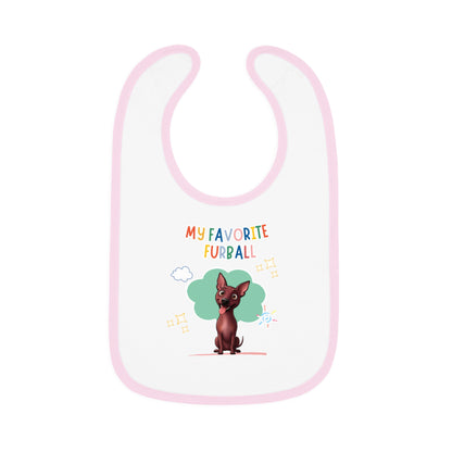 Hairless Dog Favorite Furball Baby Bib