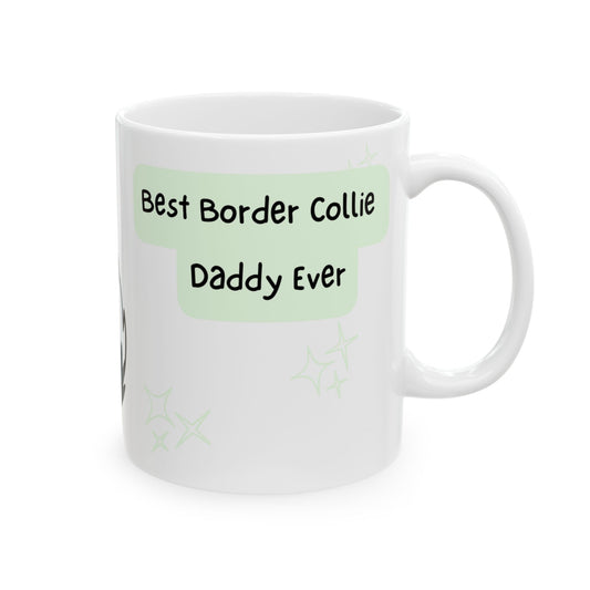 Border Collie Peek-a-Boo Mug | Best Border Collie Daddy Gift