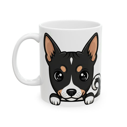 Basenji Peek-a-Boo Mug | Best Basenji Mama Gift