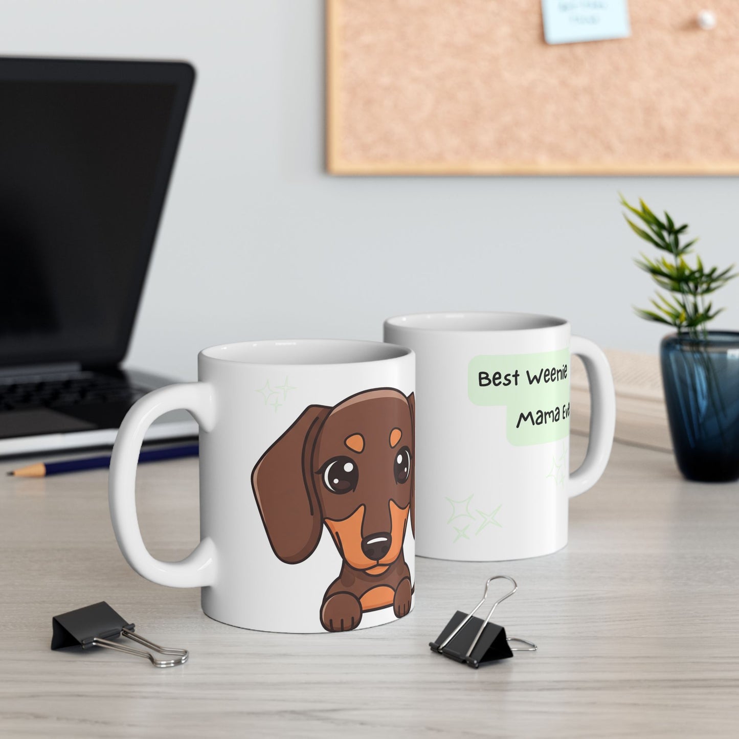 Dachshund Peek-a-Boo Mug | Best Weenie Mama Gift