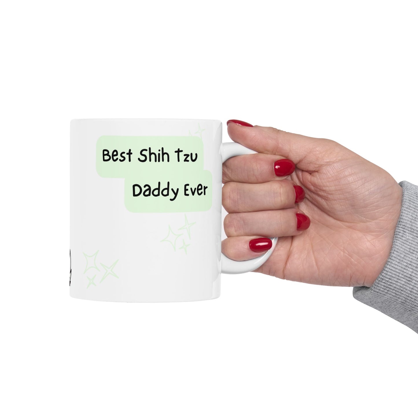 Shih Tzu Peek-a-Boo Mug | Best Shih Tzu Daddy Gift