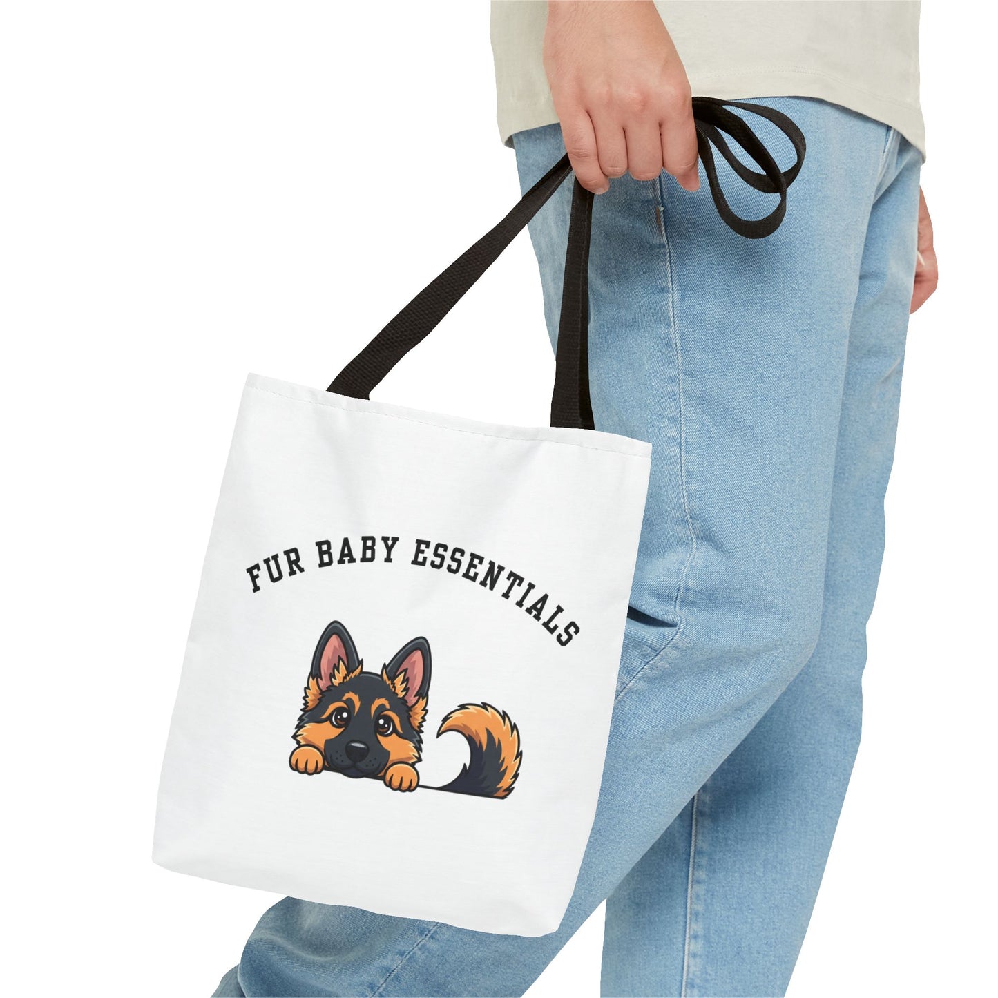 German Shepherd FurBaby Tote Bag
