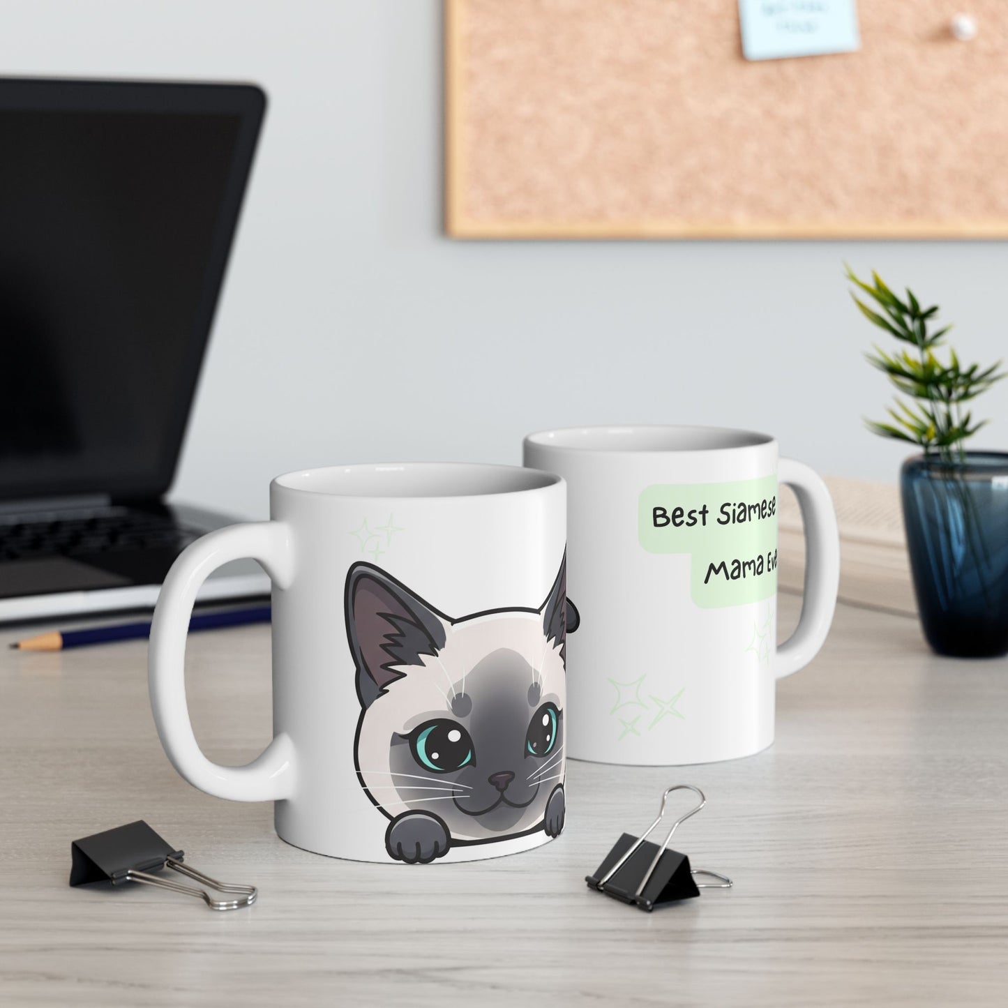 Siamese Peek-a-Boo Mug | Best Siamese Mama Gift