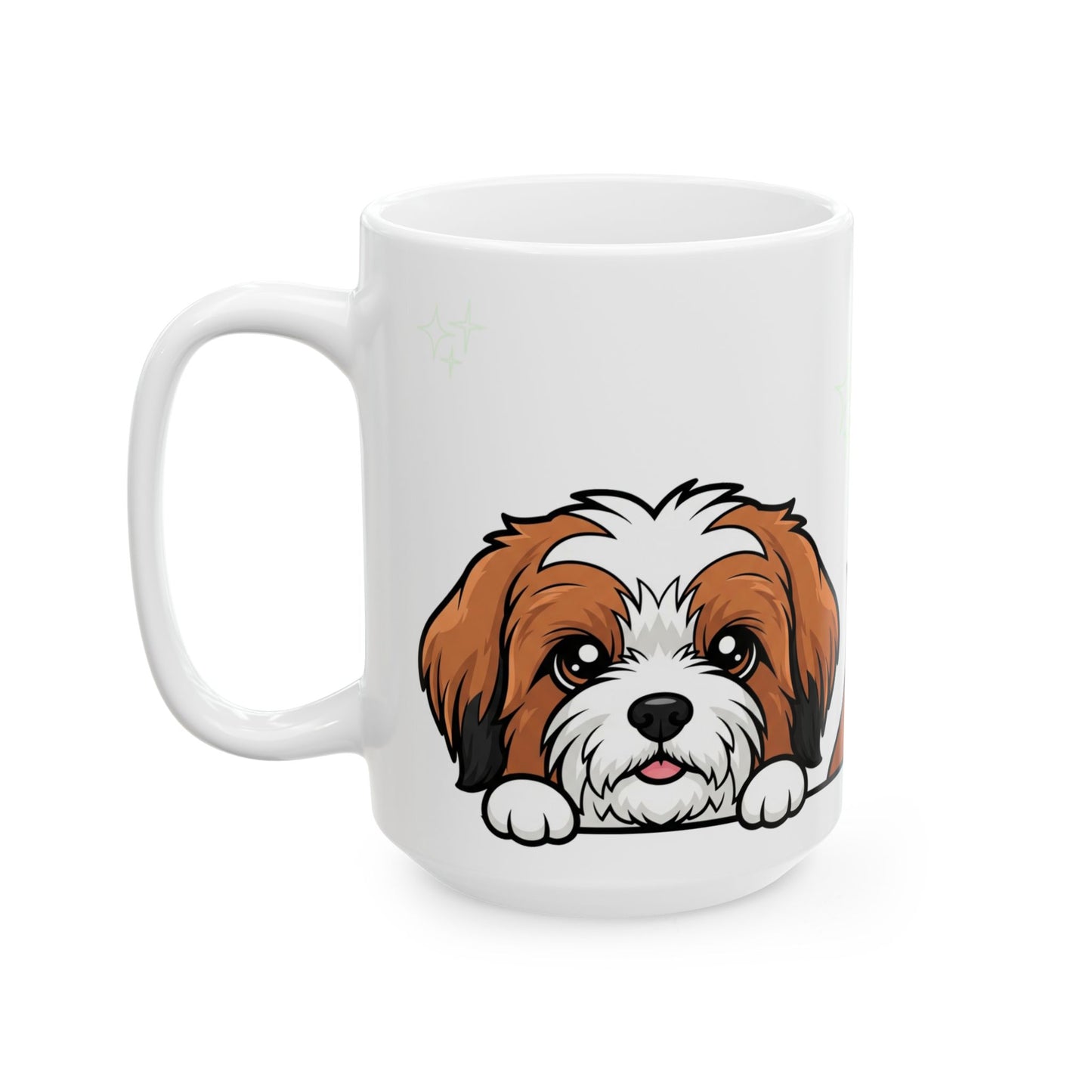 Tibetan Terrier Peek-a-Boo Mug | Best Tibetan Terrier Mama