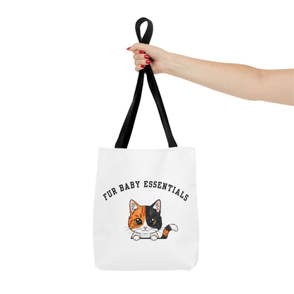 Short hair chimera cat FurBaby Tote Bag