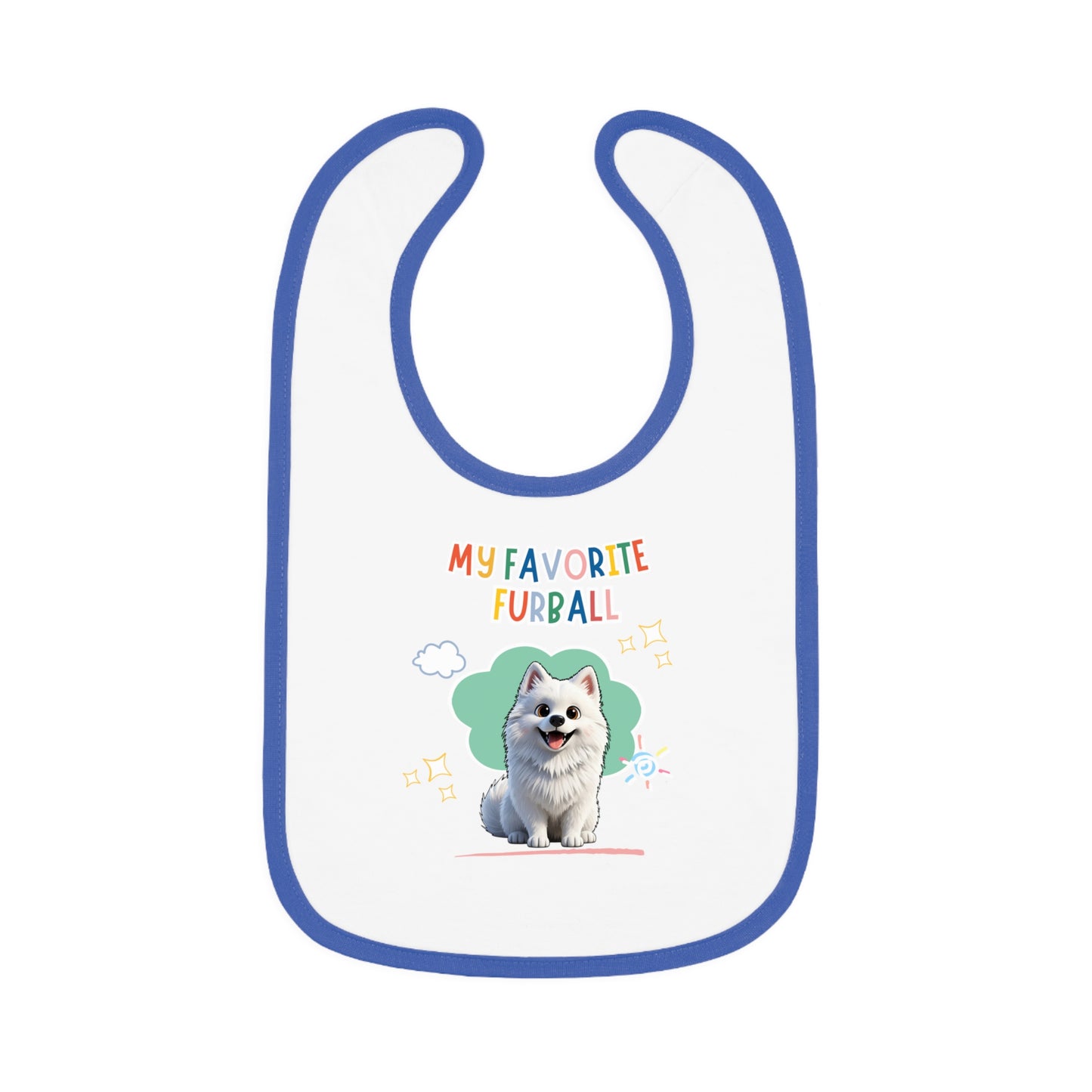 Samoyed Favorite Furball Baby Bib