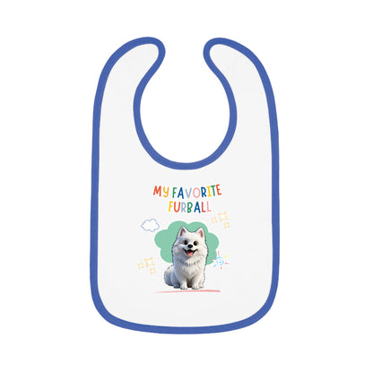 Samoyed Favorite Furball Baby Bib