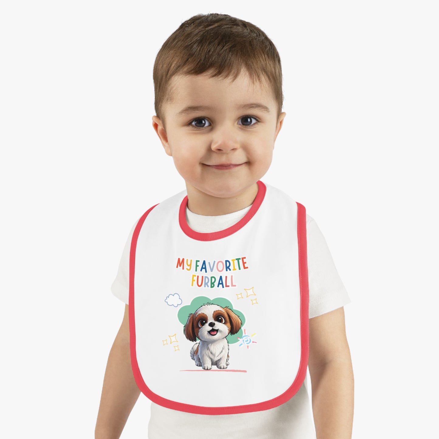 Shih Tzu Favorite Furball Baby Bib