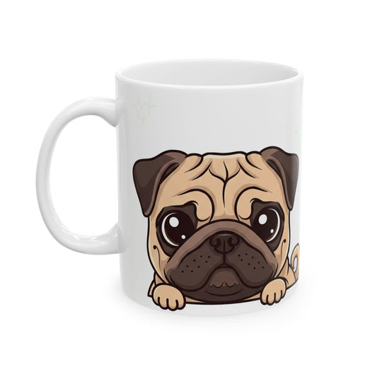 Pug Peek-a-Boo Mug | Best Pug Daddy Gift