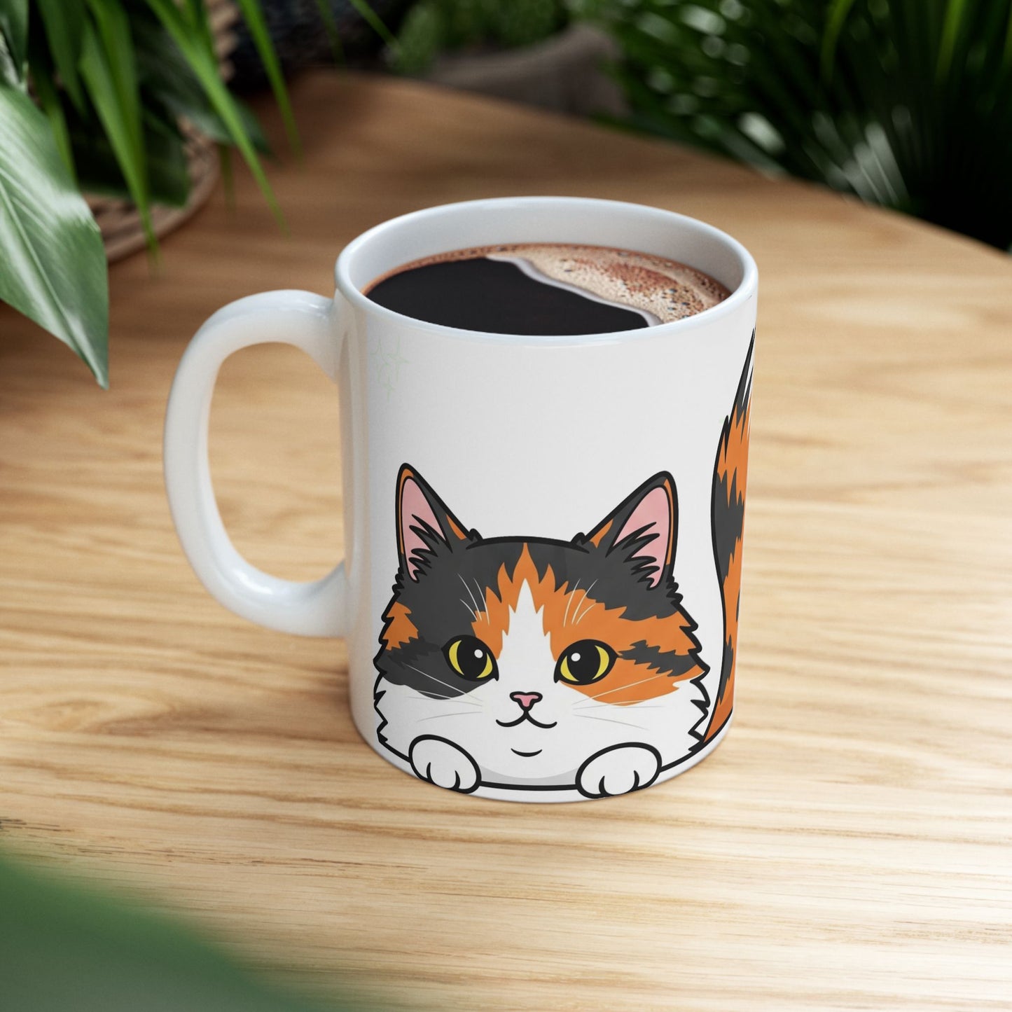 Cat Peek-a-Boo Mug | Best Cat Daddy Gift