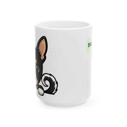 Basenji Peek-a-Boo Mug | Best Basenji Mama Gift