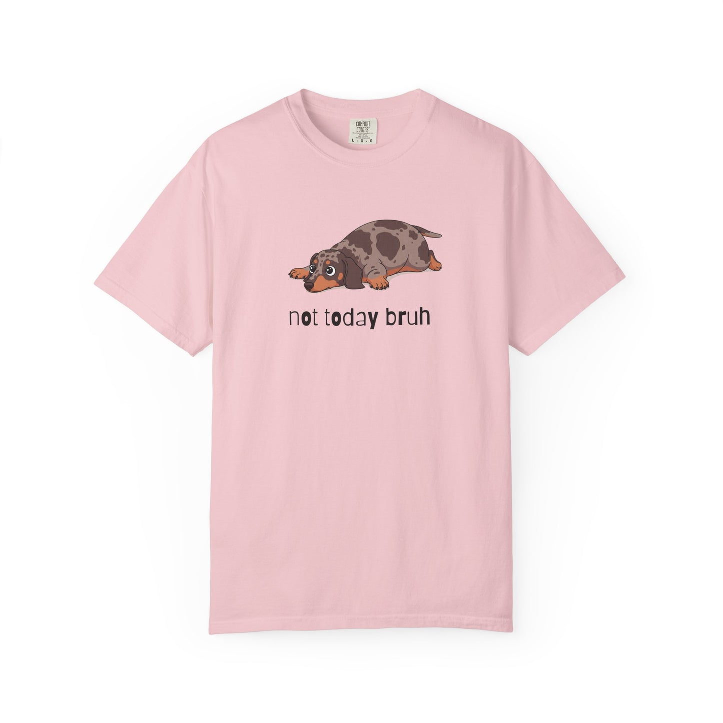 Dacshund Not Today Bruh T-Shirt