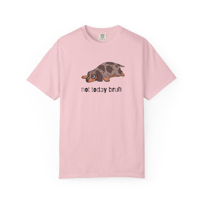 Dacshund Not Today Bruh T-Shirt